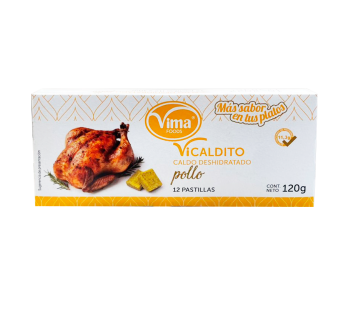 Caja de pastillas de caldo de pollo (12u)