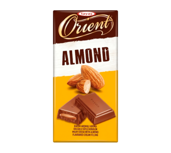 Peter de chocolate con almendras