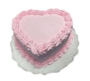 Cake de Chocolate en forma de Corazón