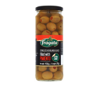 Aceitunas rellenas de pimiento Fragata 450g