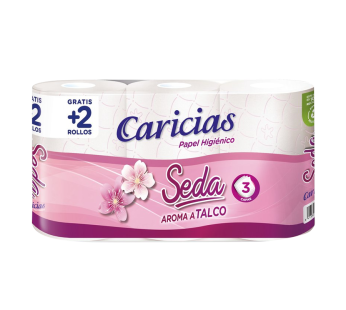 Papel Higiénico Caricias (6 rollos)